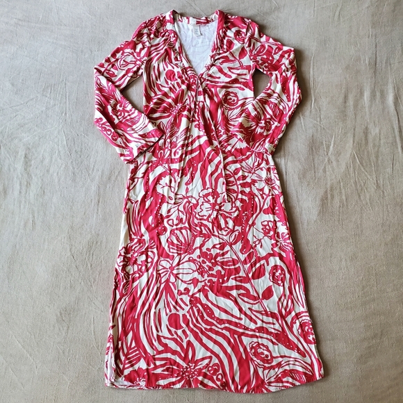 H&M Patterned Dress Tie Detail XS - Picture 1 of 3